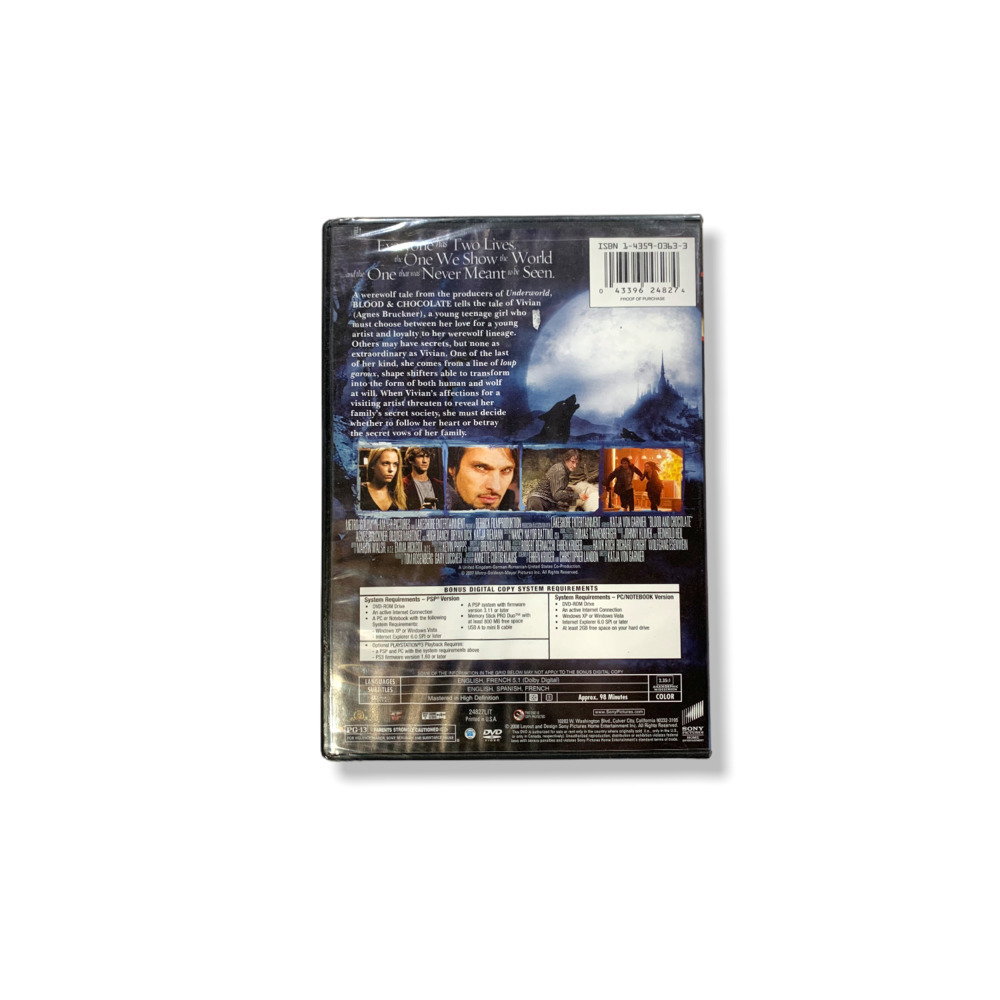 SEALED - Blood & Chocolate (Bilingual) DVD - Picture 2 of 5